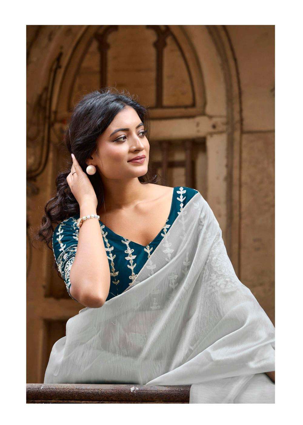 lt fashions presents utopia vol-5 colour addition malai silk best saree catalog wholesaler and exporter 