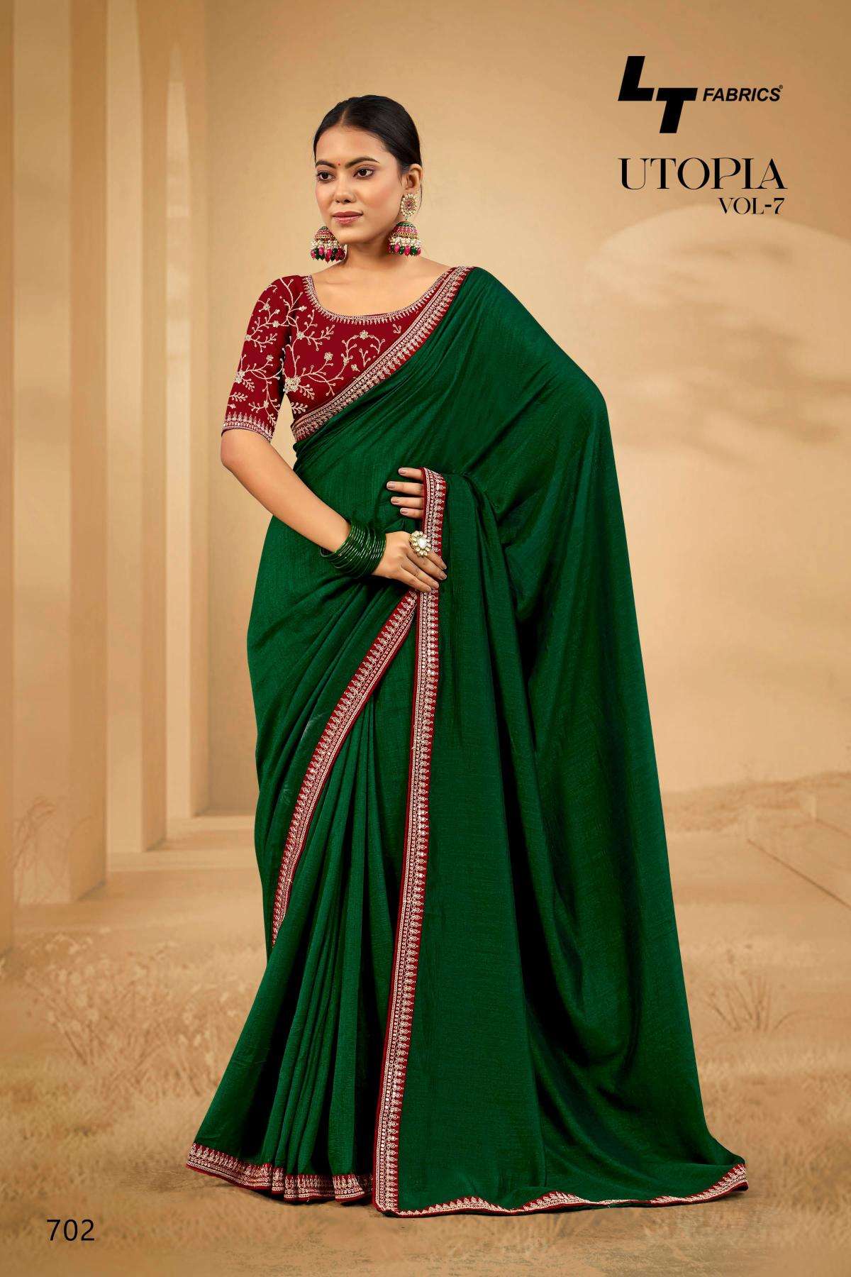 lt fashions presents utopia vol-7 traditional malai silk saree catalog wholesaler and exporter in surat 