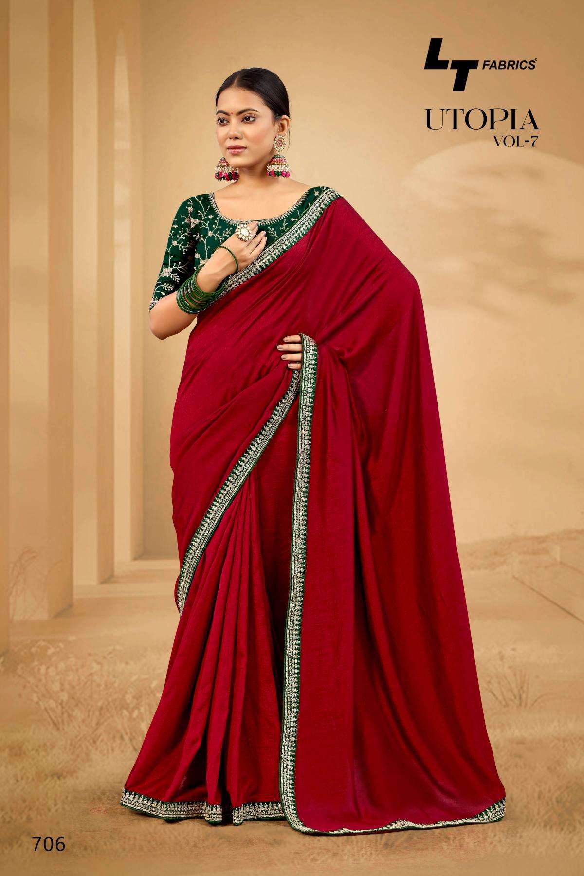 lt fashions presents utopia vol-7 traditional malai silk saree catalog wholesaler and exporter in surat 