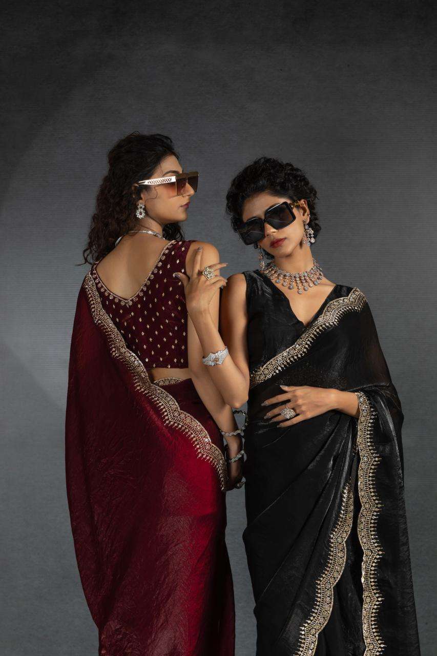 Mehak Presents Mehak 1050a -1050f Two Tone Satin Silk Traditional Sarees Catalog Wholesaler And Exporter 