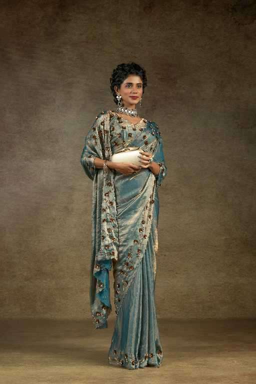 Mehak Presernts Mehak 1158A To 1158E Colour Wholesale Party Wear Ethnic Sarees Catalog Wholesaler and exporter 