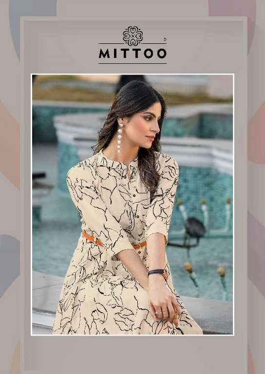 Mittoo Presents Belt Vol-20 Wholesale Rayon Print With Belt Kurtis Catalog Wholesaler And Exporter 
