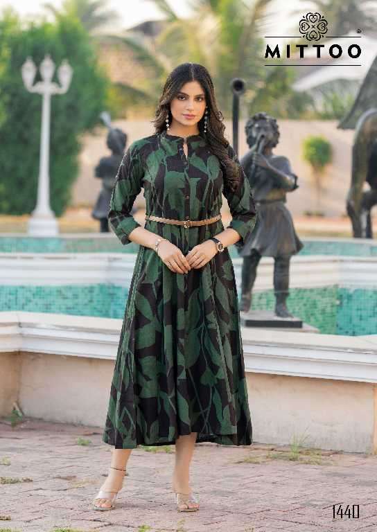 Mittoo Presents Belt Vol-20 Wholesale Rayon Print With Belt Kurtis Catalog Wholesaler And Exporter 