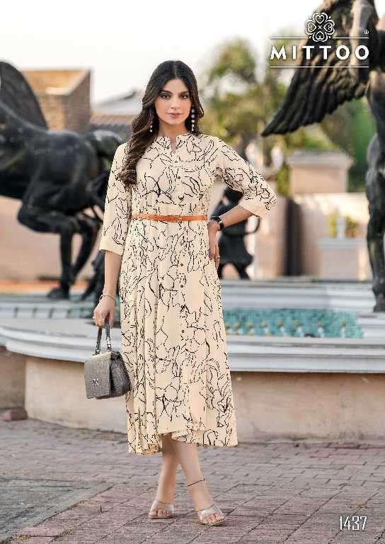 Mittoo Presents Belt Vol-20 Wholesale Rayon Print With Belt Kurtis Catalog Wholesaler And Exporter 