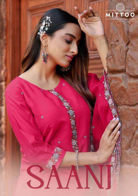 Mittoo Presents Saanj Modal Silk Fully Stitch Classic Look Kurtis Catalog Wholesaler And Exporter 