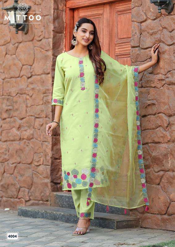 Mittoo Presents Saanj Modal Silk Fully Stitch Classic Look Kurtis Catalog Wholesaler And Exporter 