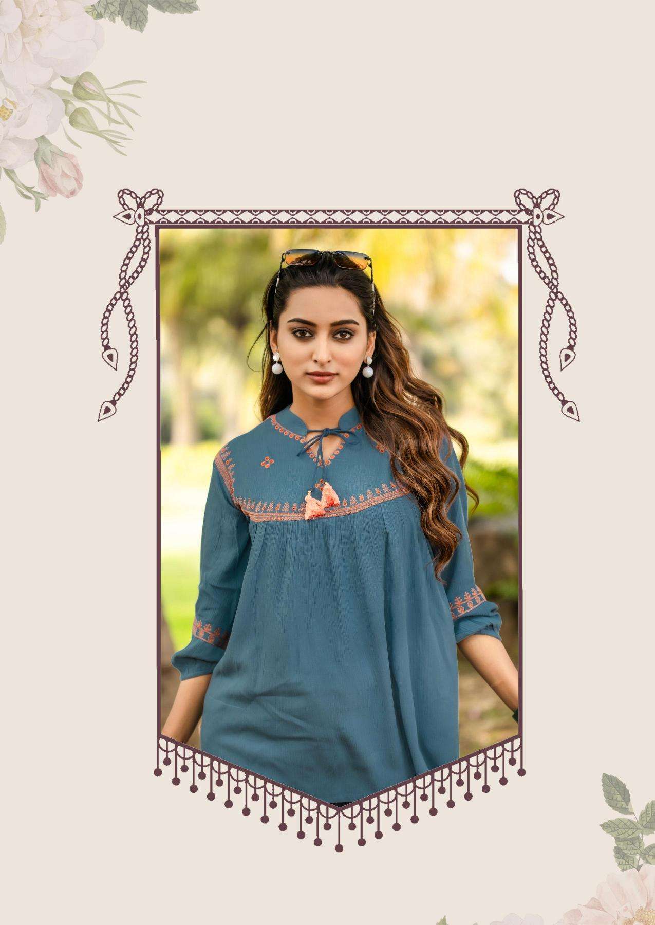Mittoo Presents Victoria Vol-9 Short Tops Catalog Wholesaler And Exporter in surat