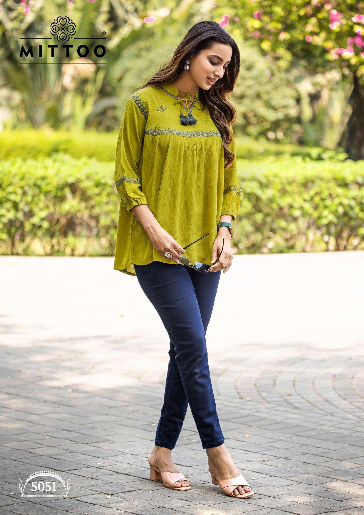 Mittoo Presents Victoria Vol-9 Short Tops Catalog Wholesaler And Exporter in surat