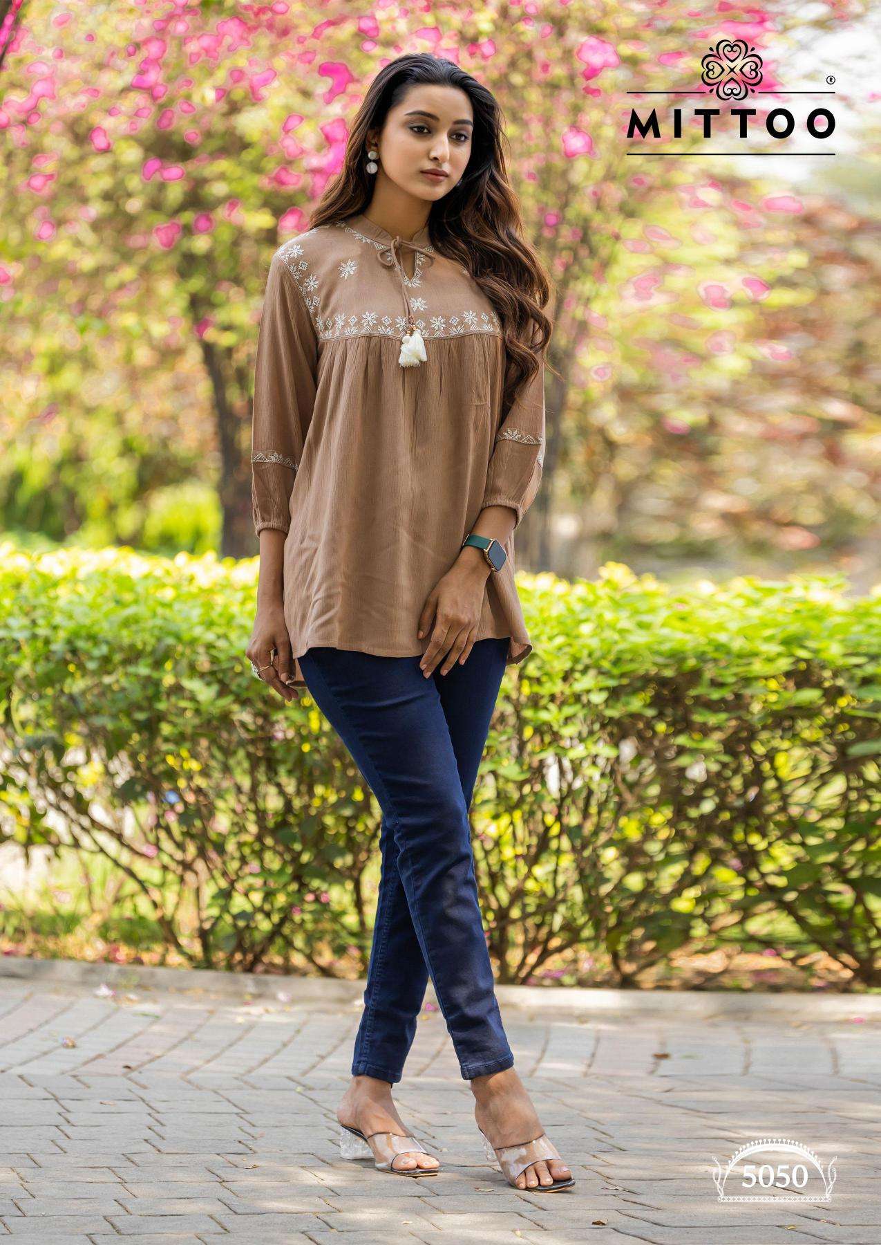 Mittoo Presents Victoria Vol-9 Short Tops Catalog Wholesaler And Exporter in surat