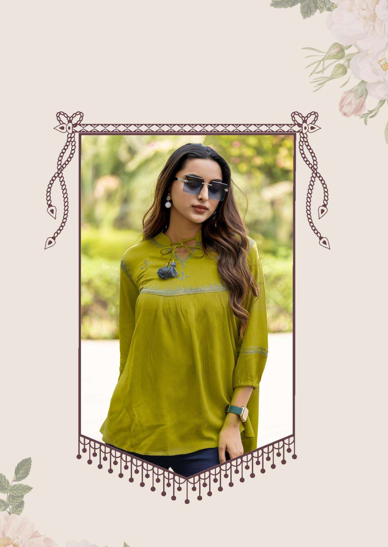 Mittoo Presents Victoria Vol-9 Short Tops Catalog Wholesaler And Exporter in surat