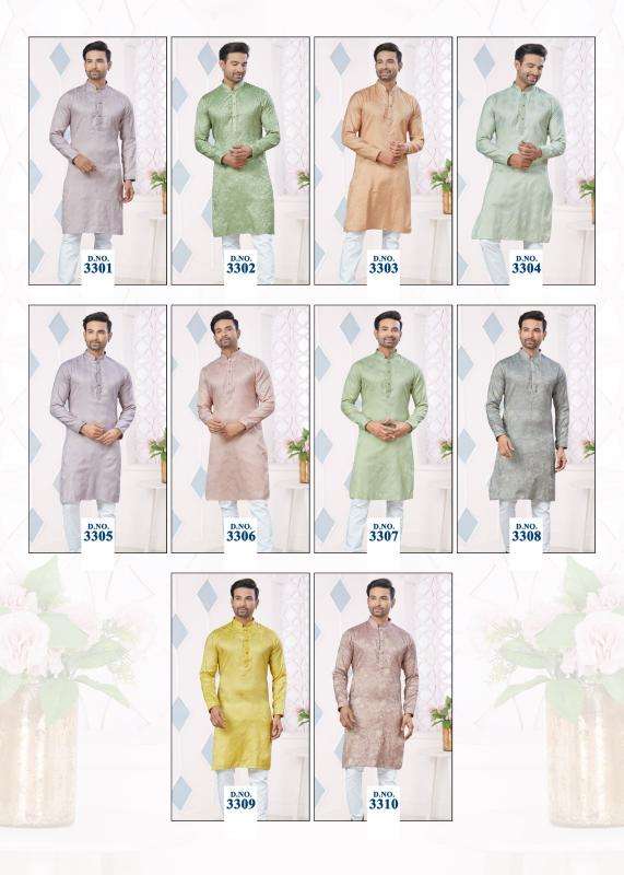 outluk presents wedding collection vol-33 readymade gorgeous look jacquard mens kurtas Catalog wholesaler and exporter 