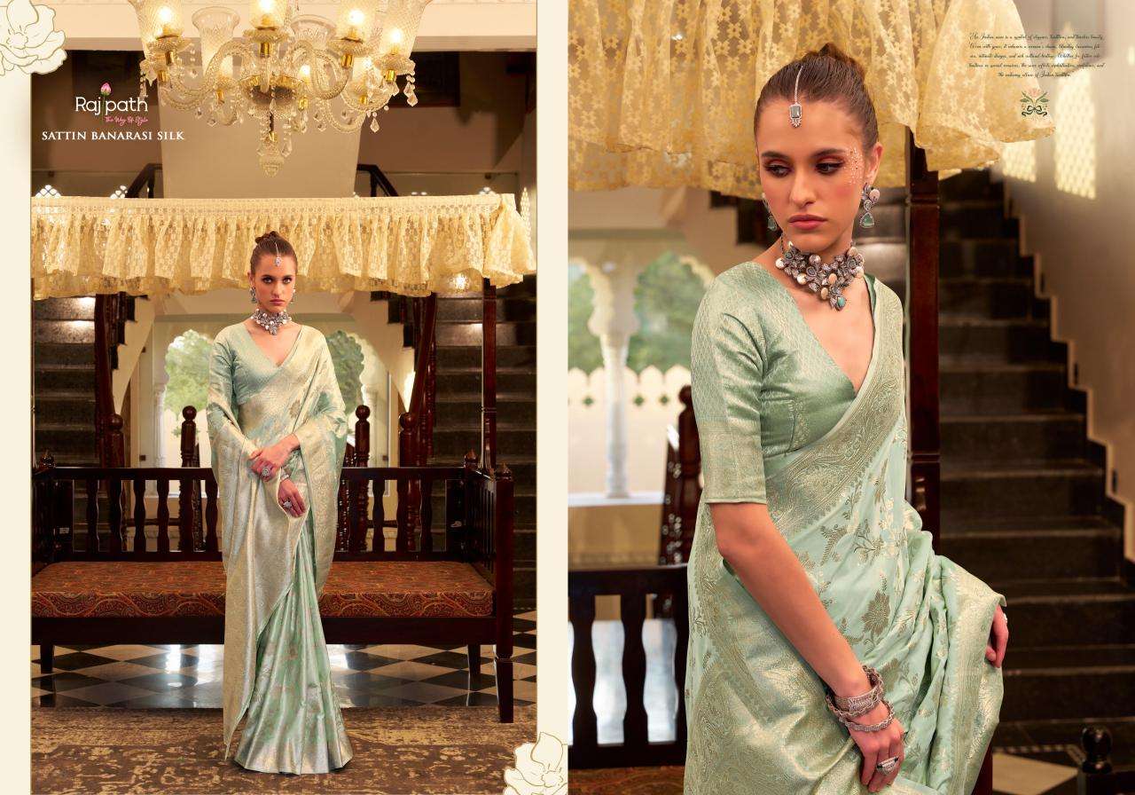 Rajpath Presents Shella Silk Soft Satin Silk Saree Catalog Wholesaler And Exporter 