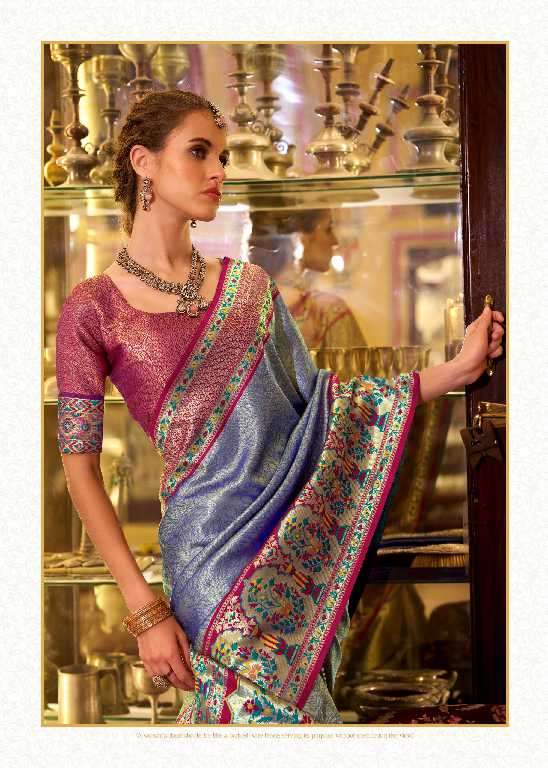 Rajpath Presents Virashat Silk Wholesale Soft Tissue Silk Party Wear Sarees Catalog Wholesaler And Exporter 