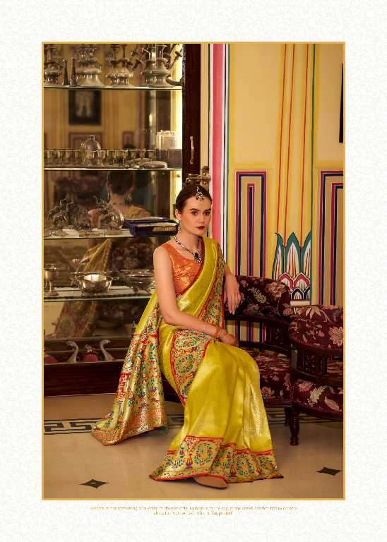 Rajpath Presents Virashat Silk Wholesale Soft Tissue Silk Party Wear Sarees Catalog Wholesaler And Exporter 