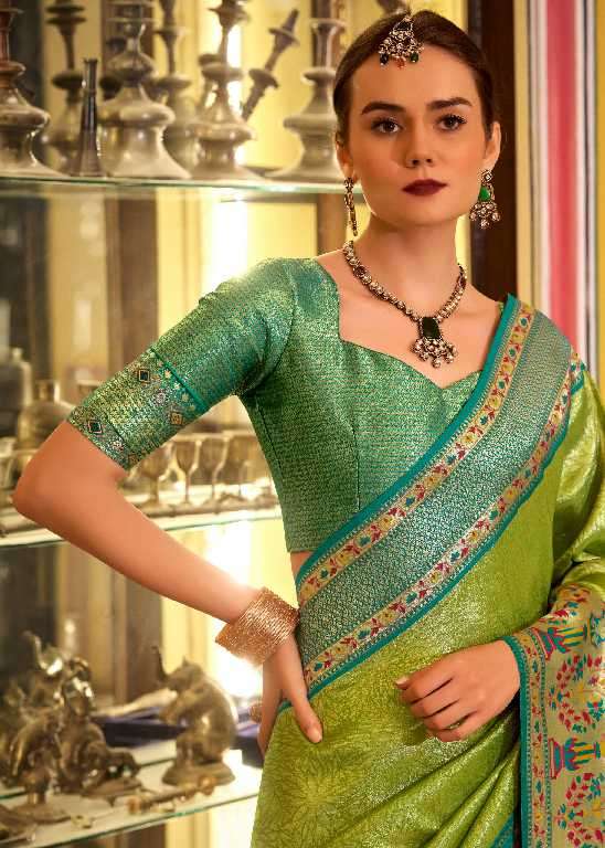 Rajpath Presents Virashat Silk Wholesale Soft Tissue Silk Party Wear Sarees Catalog Wholesaler And Exporter 