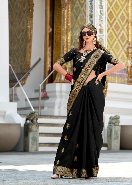 Rajpath Presents White Rose Wholesale Sattin Silk Fabrics Indian Sarees Catalog Wholesaler And Exporter 