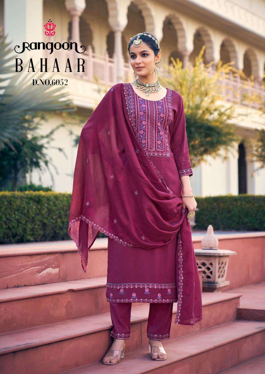 Rangoon Bahaar Readymade Ladies Suits Catalog Wholesaler And Exporter 