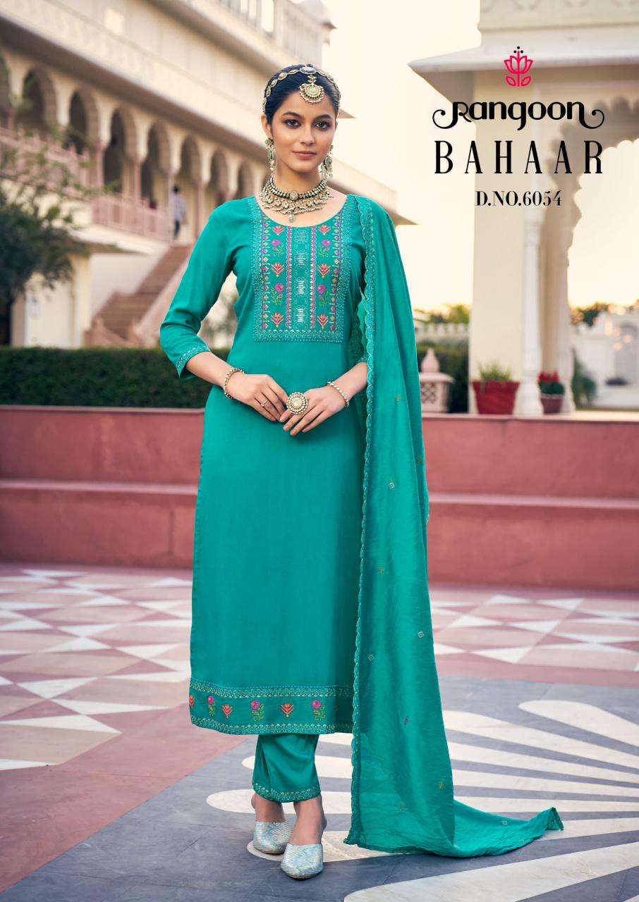 Rangoon Bahaar Readymade Ladies Suits Catalog Wholesaler And Exporter 