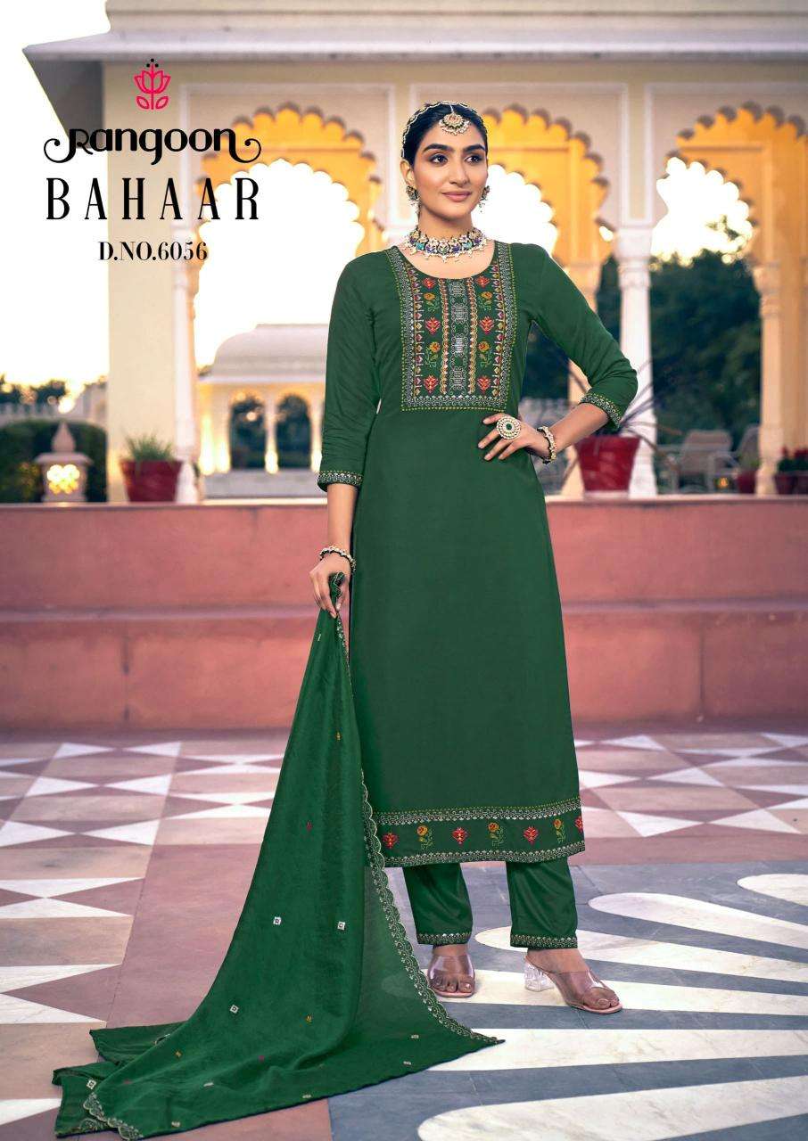 Rangoon Bahaar Readymade Ladies Suits Catalog Wholesaler And Exporter 