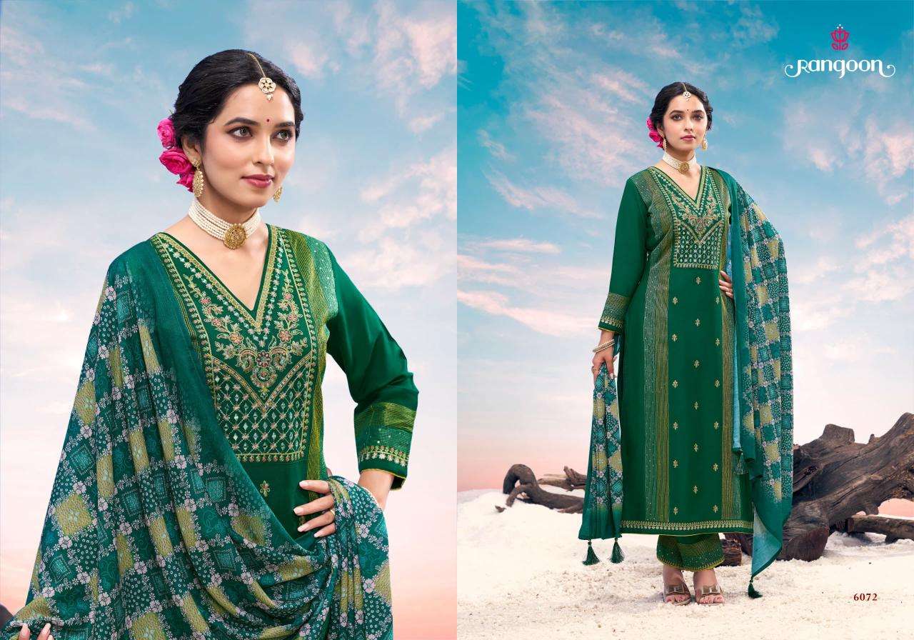 Rangoon Presents Anuradha Rayon Readymade Classic Salwar Suits Catalog Wholesaler And Exporter 