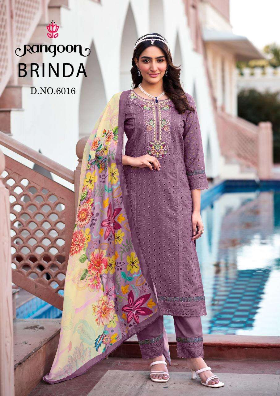 Rangoon Presents Brinda Cotton Schiffli Readymade Dresses Catalog Wholesaler And Exporter 