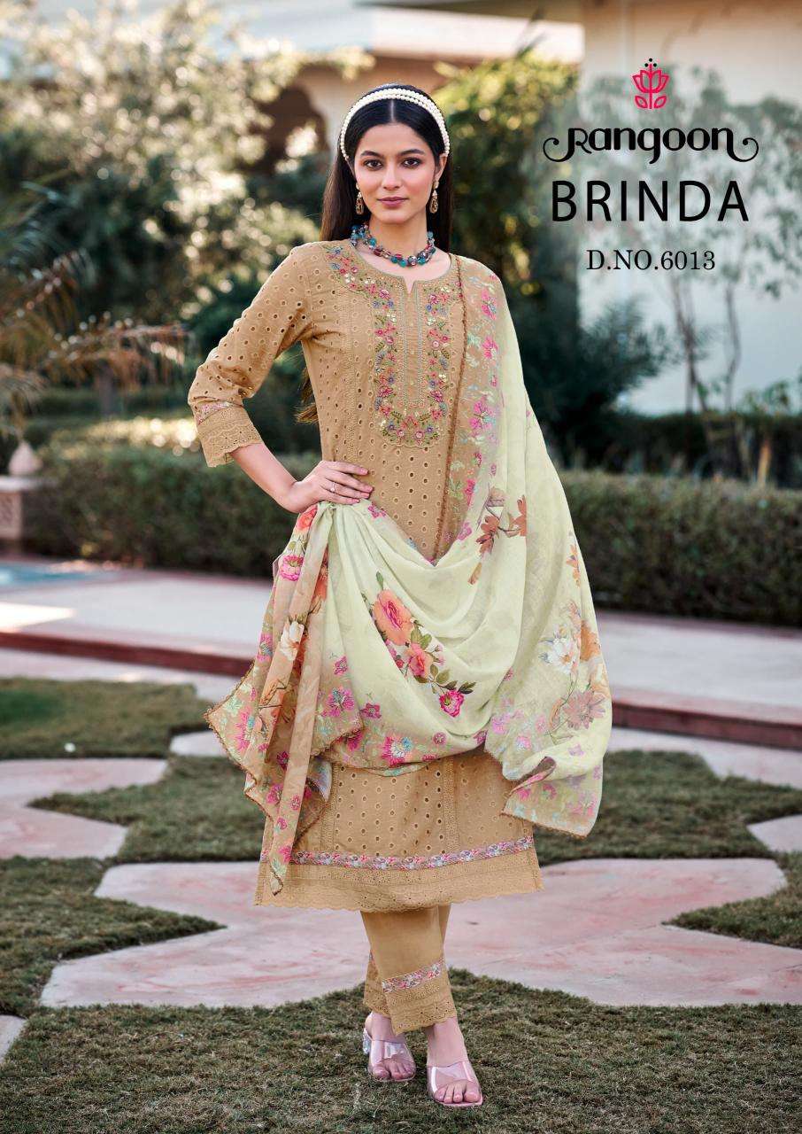 Rangoon Presents Brinda Cotton Schiffli Readymade Dresses Catalog Wholesaler And Exporter 