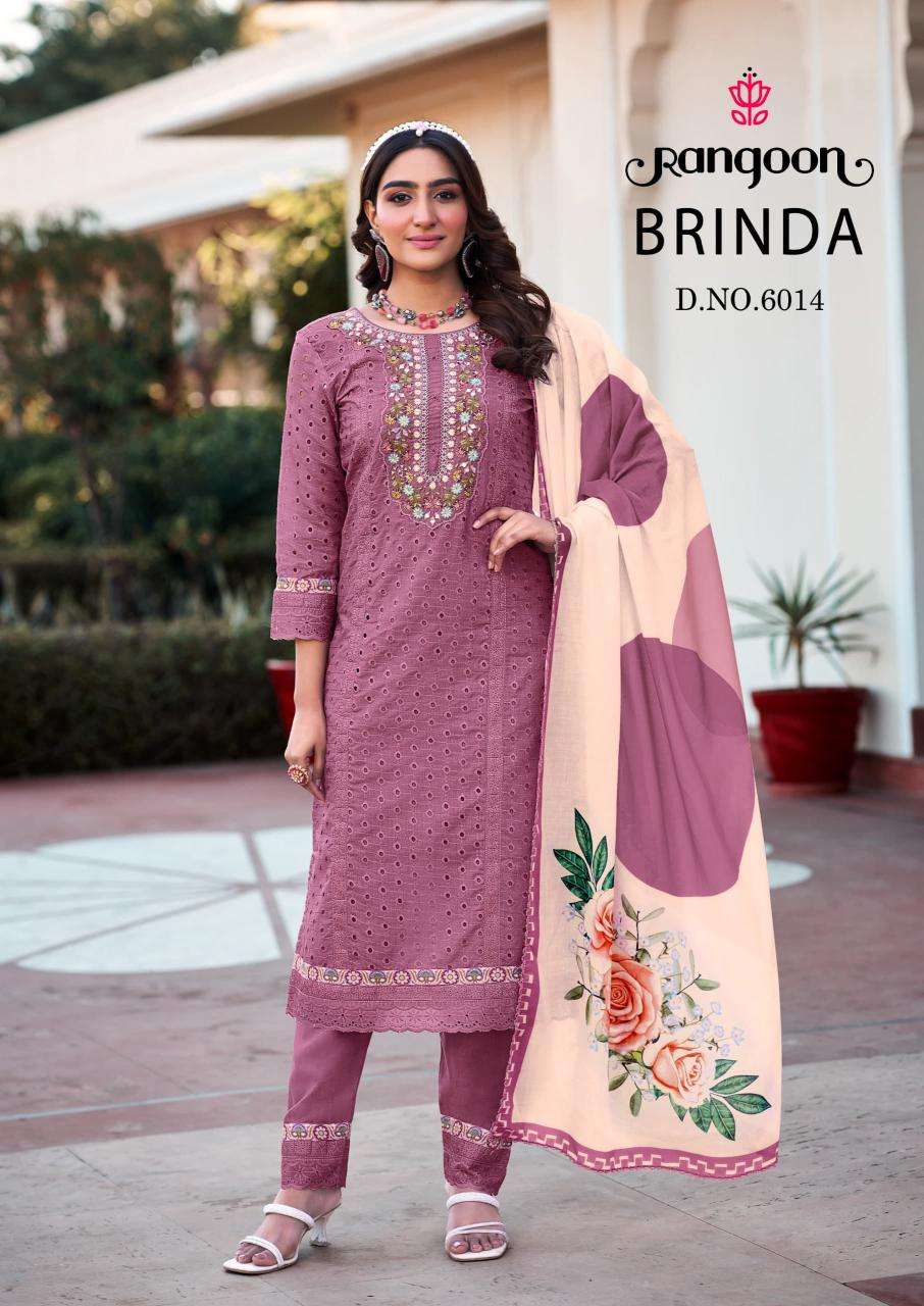 Rangoon Presents Brinda Cotton Schiffli Readymade Dresses Catalog Wholesaler And Exporter 