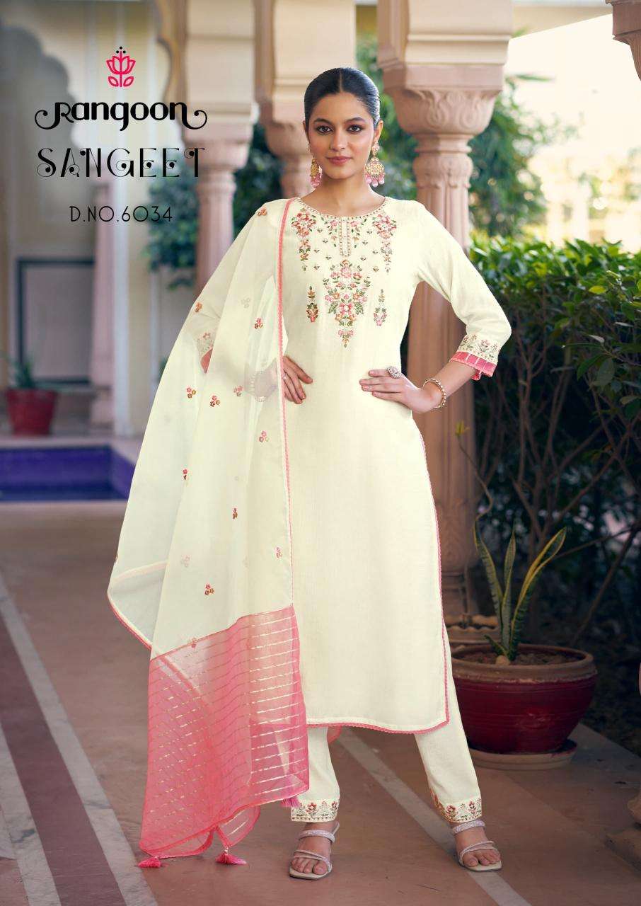 Rangoon Presents Sangeet Viscose Fully Stitch Pretty Look Catalog Wholesaler And Exporter In Surat