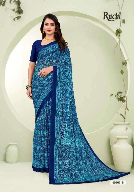 Ruchi Presents Star Chiffon Vol-188 Printed Casual Wear Sarees Catalog Wholesaler And exporter