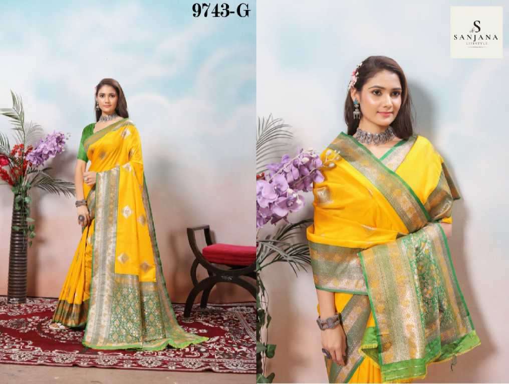 Sanjana Lifestyle Presents Mansa Wholesale Soft Silk Ethnic Sarees Catalog Wholesaler And Exporter 