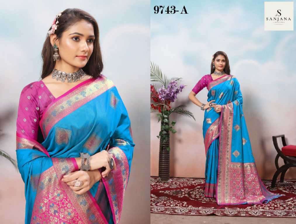 Sanjana Lifestyle Presents Mansa Wholesale Soft Silk Ethnic Sarees Catalog Wholesaler And Exporter 