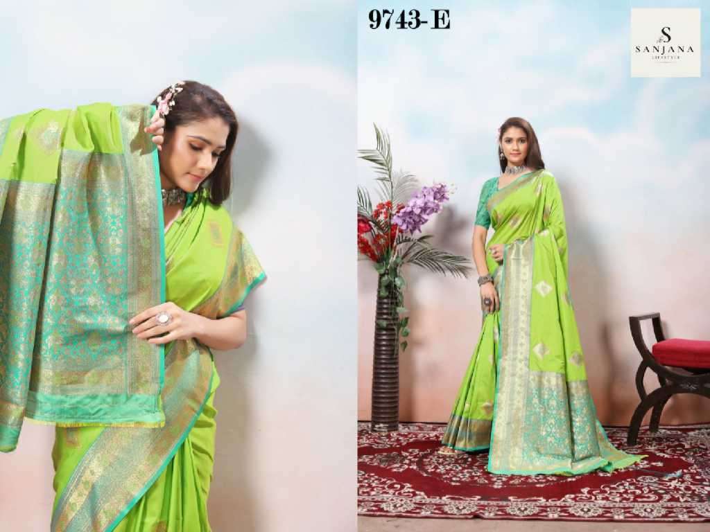 Sanjana Lifestyle Presents Mansa Wholesale Soft Silk Ethnic Sarees Catalog Wholesaler And Exporter 