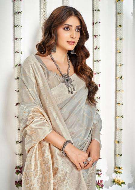 Sarha Presents Sannidhi Attractive Look Tissue With Zari Weaving Saree Catalog Wholesaler And Exporter 