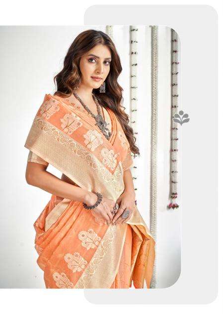 Sarha Presents Sannidhi Attractive Look Tissue With Zari Weaving Saree Catalog Wholesaler And Exporter 