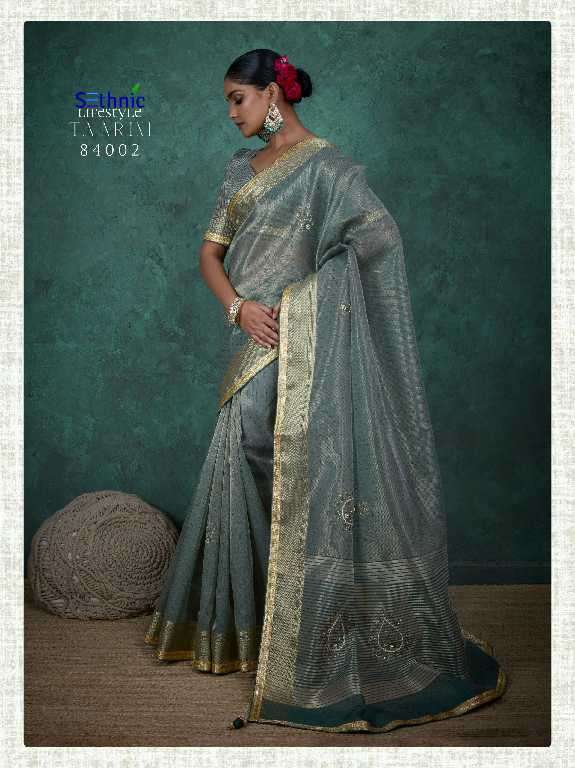 Sethnic Presents Taarini Handwork Linen Wholesale Ethnic Sarees Catalog Wholesaler And Exporter 