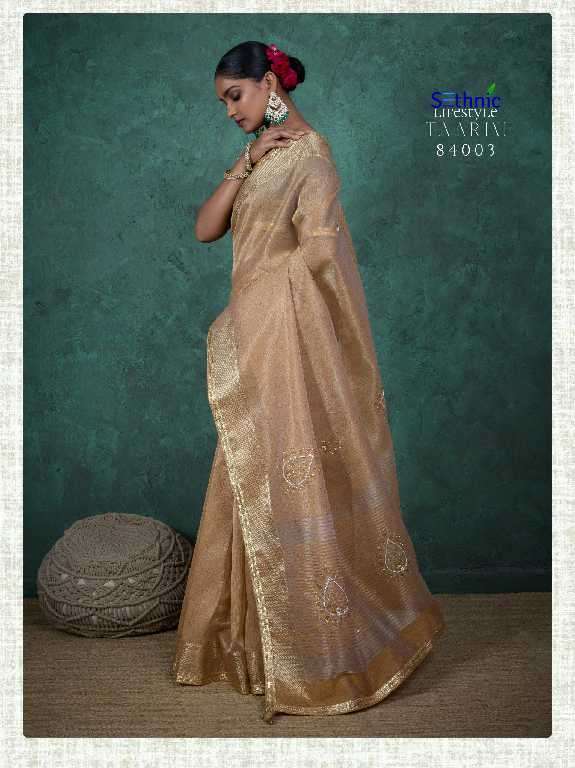 Sethnic Presents Taarini Handwork Linen Wholesale Ethnic Sarees Catalog Wholesaler And Exporter 