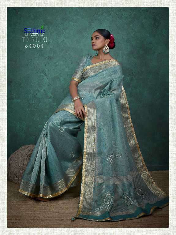 Sethnic Presents Taarini Handwork Linen Wholesale Ethnic Sarees Catalog Wholesaler And Exporter 