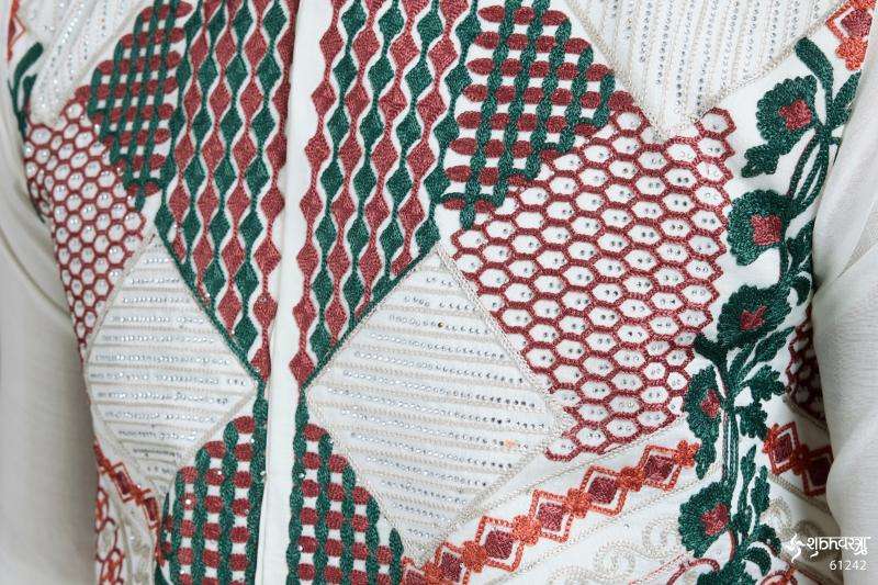 Shubhvastra Presents Attire Vol-2 Rajwada Viscose Silk Readymade Fashionable Mens Kurta Catalog Wholesaler And Exporter 