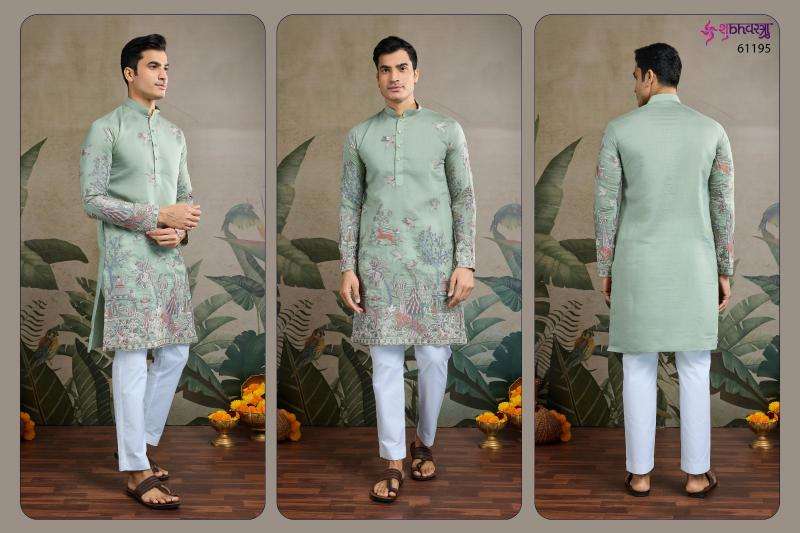 Shubhvastra The Desi Edit Viscose Silk Readymade Stylish Mens Kurta Catalog Wholesaler And Exporter 