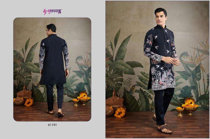 Shubhvastra The Desi Edit Viscose Silk Readymade Stylish Mens Kurta Catalog Wholesaler And Exporter 