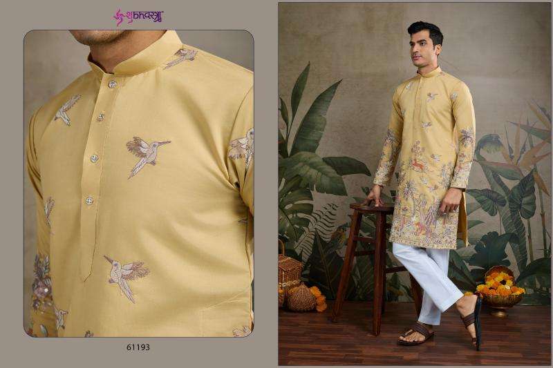 Shubhvastra The Desi Edit Viscose Silk Readymade Stylish Mens Kurta Catalog Wholesaler And Exporter 