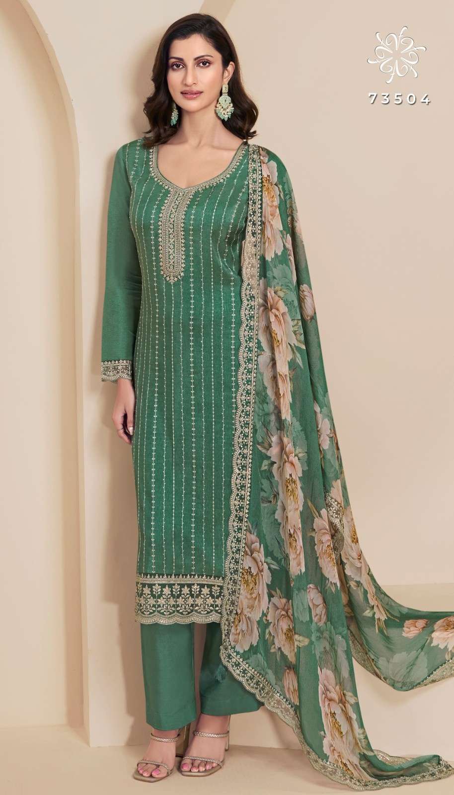 Vinay Presents Dia Kuleesh Moonga Silk Traditional Salwar Suit Perfect For Festivals Catalog WHolesaler 