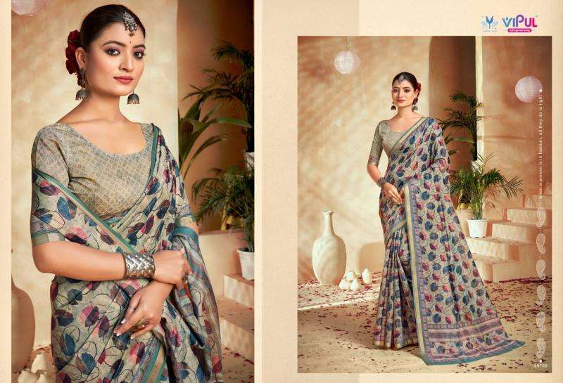 VIPUL FASHION PRESENTS AMRAPALI VOL-3 ELEGANCE STYLE COTTON SAREES CATALOG WHOLESALER AND EXPORTER 