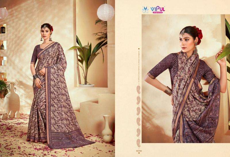 VIPUL FASHION PRESENTS AMRAPALI VOL-3 ELEGANCE STYLE COTTON SAREES CATALOG WHOLESALER AND EXPORTER 