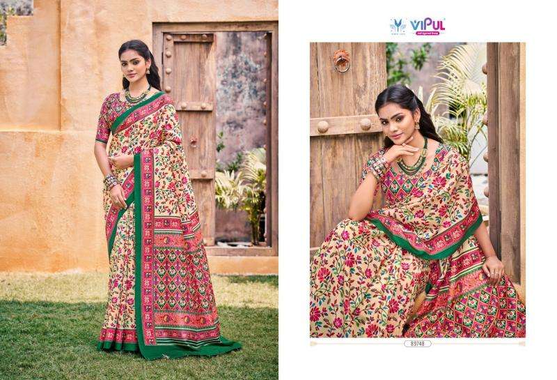 VIPUL FASHION PRESENTS CARNIVAL SOFT SILK INDIAN SAREES CATALOG WHOLESALER AND EXPORTS