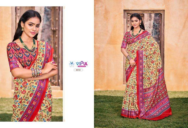 VIPUL FASHION PRESENTS CARNIVAL SOFT SILK INDIAN SAREES CATALOG WHOLESALER AND EXPORTS