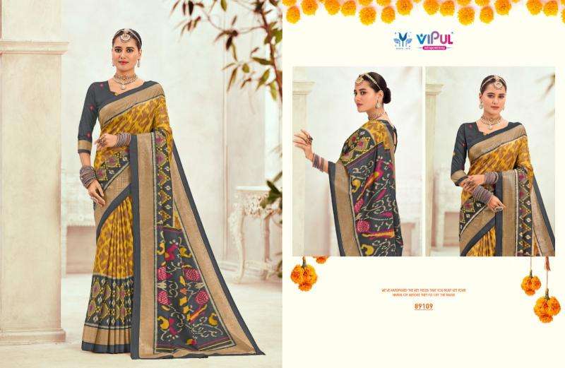 Vipul Presents Gulmarg Silk Vol-6 Soft Silk Summer Special Sarees Catalog Wholesaler  And Exporter 