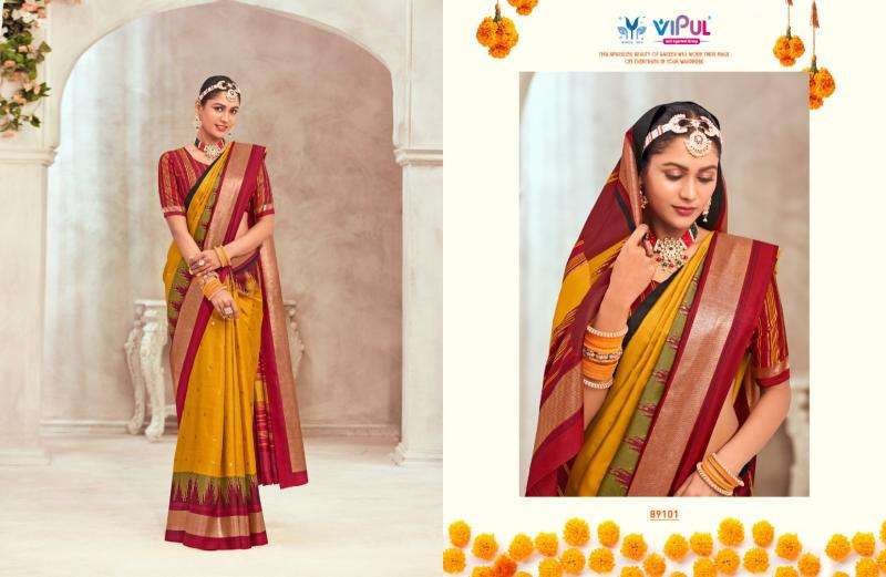 Vipul Presents Gulmarg Silk Vol-6 Soft Silk Summer Special Sarees Catalog Wholesaler  And Exporter 