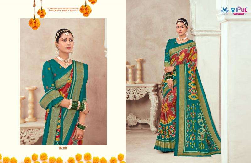 Vipul Presents Gulmarg Silk Vol-6 Soft Silk Summer Special Sarees Catalog Wholesaler  And Exporter 