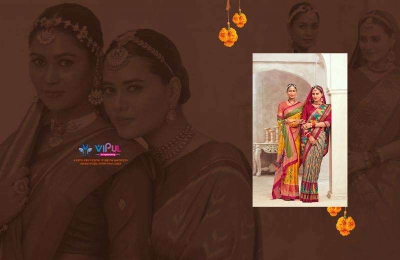 Vipul Presents Gulmarg Silk Vol-6 Soft Silk Summer Special Sarees Catalog Wholesaler  And Exporter 